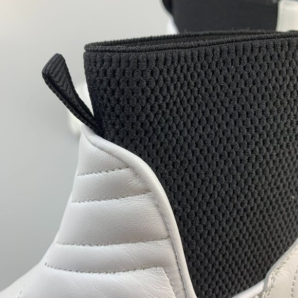 NIB Gucci Women matelassé Chelsea ankle boots in white size 36.5 - Picture 7 of 12